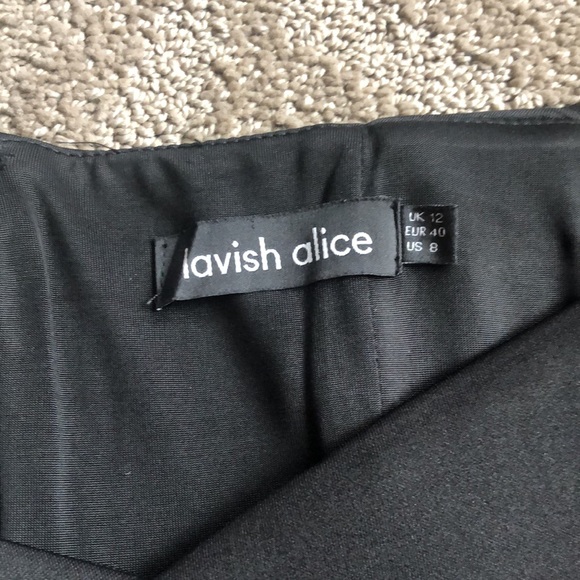 Lavish Alice black dress size 8 - Picture 6 of 6